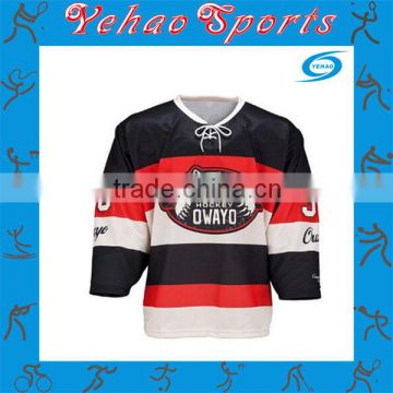 100% cheap sublimated team hockey shirts,sublimation polyester custom ice hockey uniforms,ice hockey jerseys