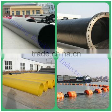 HDPE pipe floats with dredging pipeline