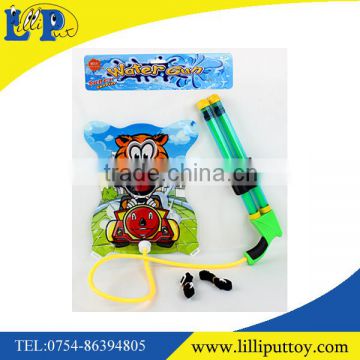45CM plastic tiger knapsack water gun summer toy