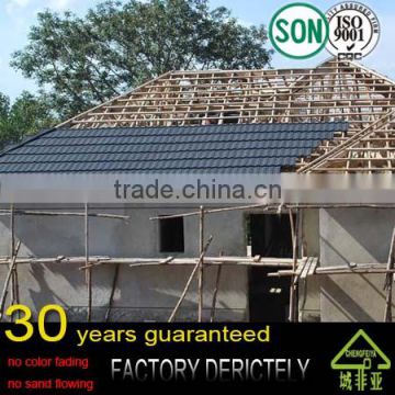 factory selling sand rock coated roofing tiles for houses