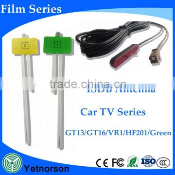 Hot selling ISDB tv antenna Super thin film antenna with VR1/HF201/GT connectors