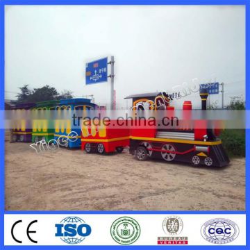 High quality and safe amusement equipment trackless train for sale