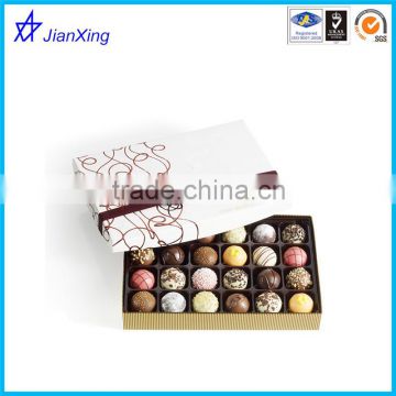Elegant customized made eco-friendly plastic blister tray for chocolate