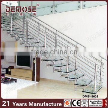 design for staircase slap-up straight staircase manufacturer with high quality
