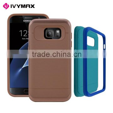 High quality heavy duty shockproof phone case TPU+PC for samsung galaxy s7