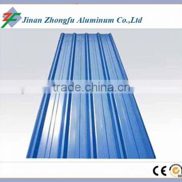 PVDF or PE Coated 14-63.5-850 corrugated aluminum roofing sheet for wall