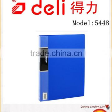 Deli A4 folder, A4 Long remand clip pocket model 5448 Blue