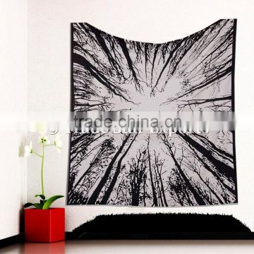 Urban Tree Wall Art Psychedelic Boho Beach Blanket Hippie Wall Hanging Tapestry Throw