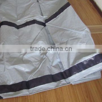 Woven high-density black fabric poly tarpaulin
