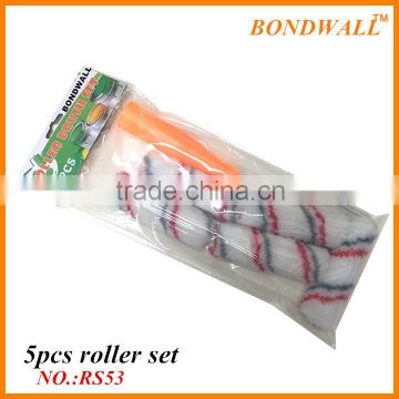 5pcs4" 10CM mini paint roller brush set supermarket sells painting kits