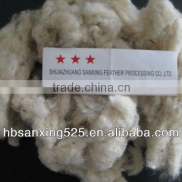 Chinese wool noil, 21.5mic, 20-40mm, raw white color, VM<5%,nice quality