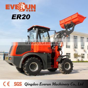 2ton Construction Wheel Loader with Snow Bucket for sale