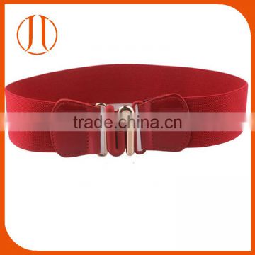 Women Red Fashion Bowknot Stretchy Belt