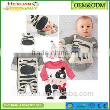 Child baby boy romper with hat baby clothes wholesale