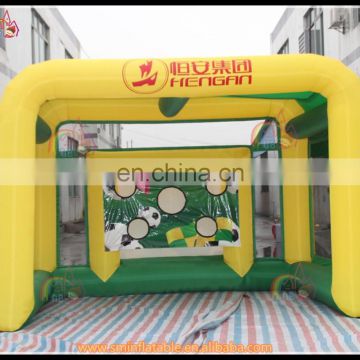 Inflatable football training goal, inflatable kicking football goal, inflatable football shoot goal
