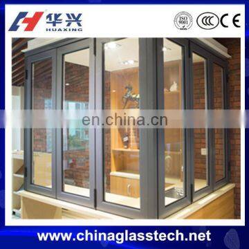 CE approved anti-aging clear glass aluminum alloy profile corner window