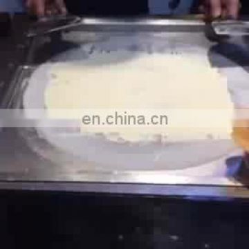 Superior Quality Frozen Yogurt Machine /Factory Single Flat Round Pan Fried Ice Machine