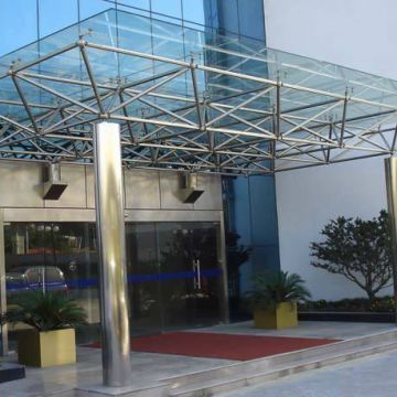Hot-dip Galvanized Fireproof Steel Structure Canopy