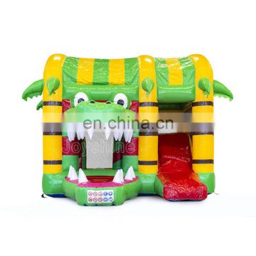 Air Castle Inflatable Crocodile Bouncer Castles Kids Jump Bounce House With Slide