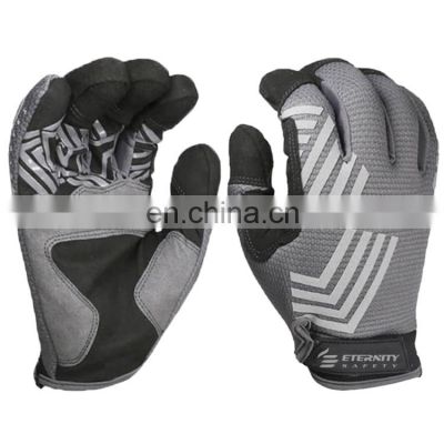 High performance Hard Wearing Breathable Professional mechanic microfibre gloves mechanical rescue gloves
