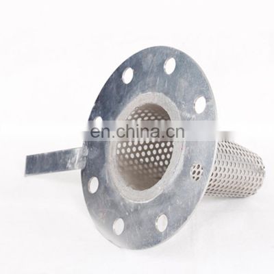 temporary filter Stainless steel pipes use tapered wire mesh filters