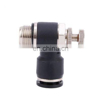 SC SL Air Flow Speed Control Valve Hose Pneumatic Connector Quick Coupler Fittings SL4-01 SL6-01 SL8-02 SL10-03 SL12-03