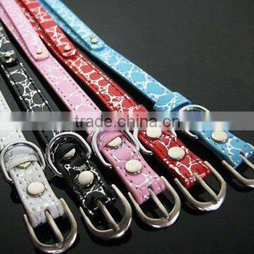 pink dog collar pet collar cat collar