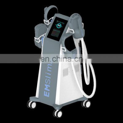 4 handles stimulateur musculaire slimming machine with RF EMS muscle stimulator electromagnetic