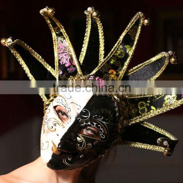 Wholesale venetian masquerade mask, Venice mask, seven corners without collar Venetian mask                        
                                                Quality Choice