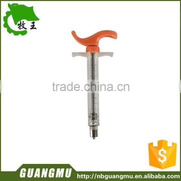 syringe factory wholesale veterinary injector with smooth pole