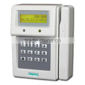 Barcode card access controller and time attendance recorder