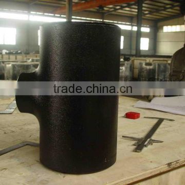 Carbon steel red tee pipe fitting