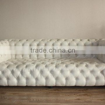 French fabric wooden french furniture sofa