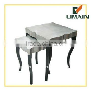Deluxe silver leaf coffe table