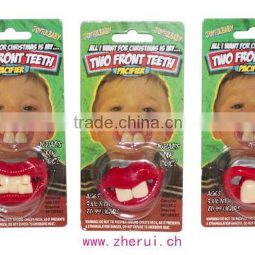 Funny toys tooth pacifiers