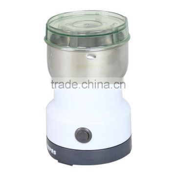 Stainless steel bladed electric coffee mill