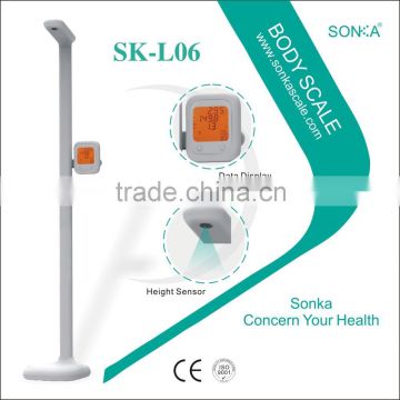 Coin-operated Body Scale SK-L06 2015 professional In Weight/Height Test Machine