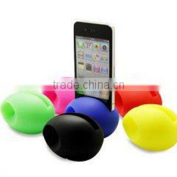 silicone music egg music speaker for iphone 4/4s,silicone speaker