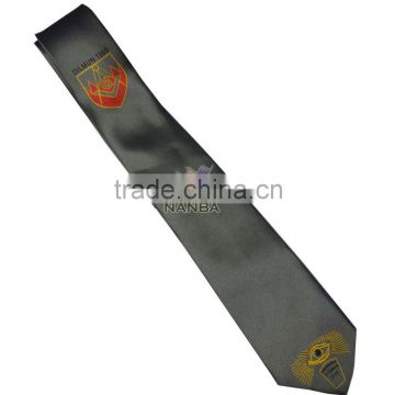 Masonic Plain tie Grey