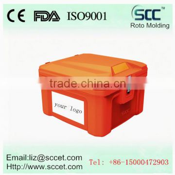 Fast food insulated box, meal delivery box, hot food delivery box by LLDPE material
