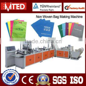 China Wenzhou Full Automatic Non Woven Flat Bag Making Machine