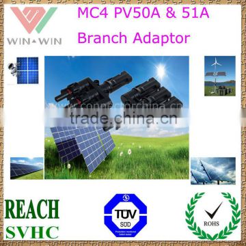 TUV Approval MC4-PV50A & PV51A Branch Adaptor