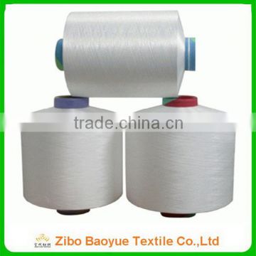 cheap 100% polyester yarn dty 150d 48f white