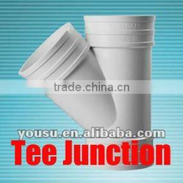 3 way pipe fitting/Tee junction 45 degree