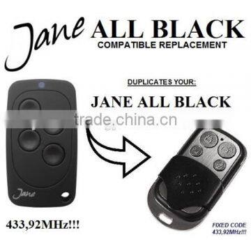 JANE remote,JANE garage door remote,JANE transmitter
