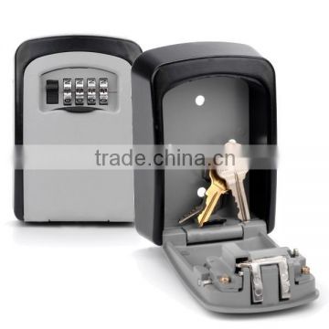 Wholesale Large Size Key Lock Box Digital Wall Mount Key Safe Box WALL MOUNT KEY BOX can fit for credit card