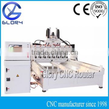 Multi Spindles CNC Router 8 Head CNC Rotary Machine
