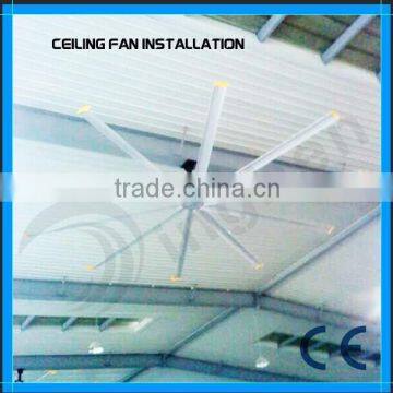 DINGBEN 7.2M and 6M Good quality Industrial steel ceiling fan blades