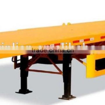 2016 South America Market Truck Use Made in China Flatbed Trailer