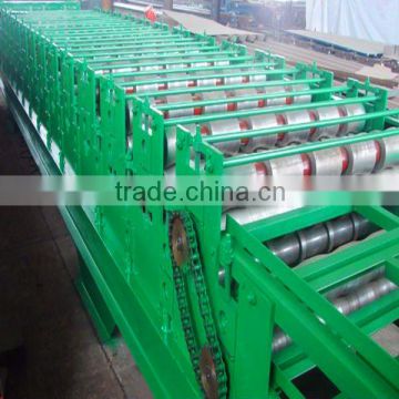 Automatic double layer roof roll forming machine